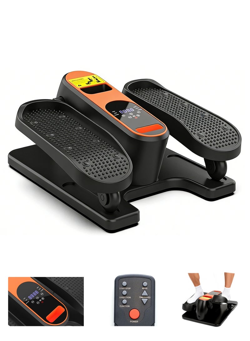 Sunbath Under Desk Elliptical Machine, Electric Ellipse Leg Exerciser for Seniors, with 12 Adjustable Speeds and Remote Control, Quiet & Portable Electric Seated Pedal Exerciser, for Home and Office Use - Image 1